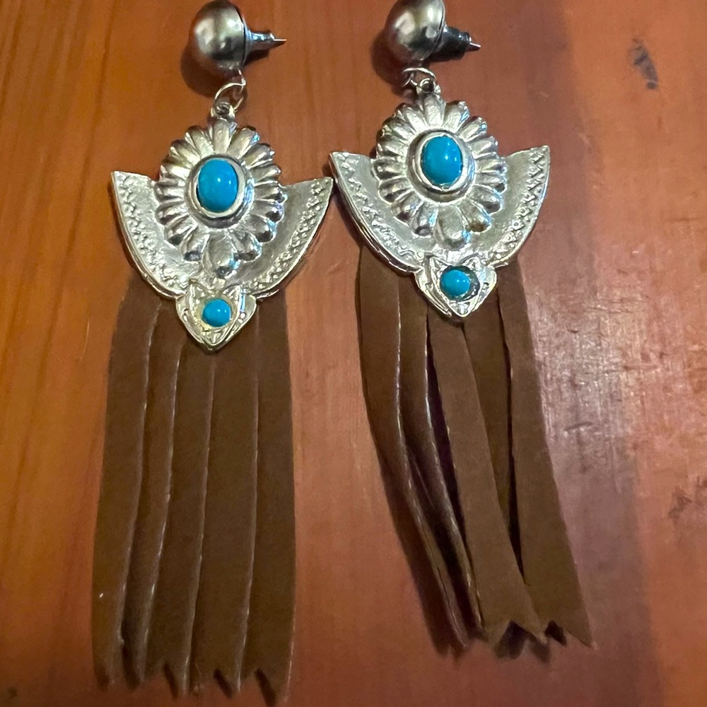 Rare vintage native earrings